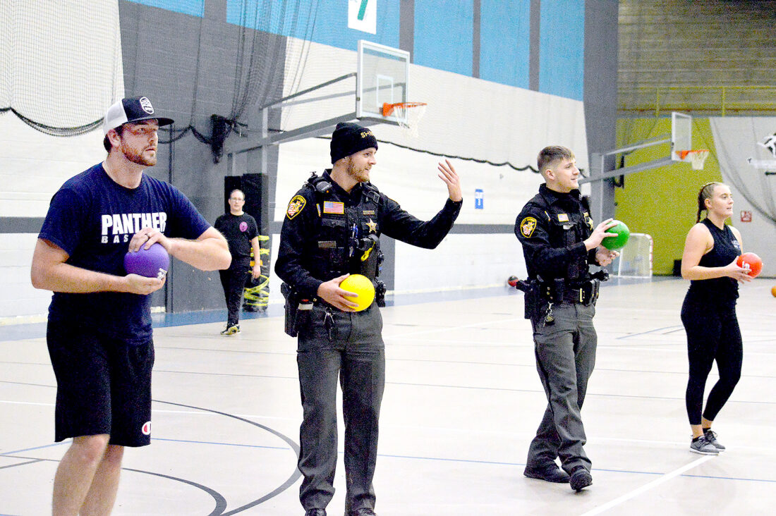 Police and kids face off in friendly dodgeball match News, Sports